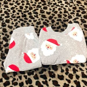 Carter's Festive Gray and Red Pajama Set